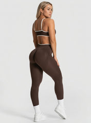 SculptCurve - HydraFit Seamless Legging - Brown - VECTOR SPORTSWEAR
