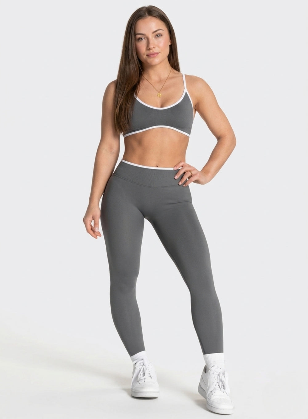 SculptCurve - HydraFit Seamless Legging - Gray - VECTOR SPORTSWEAR