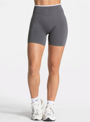 SculptCurve HydraFit Seamless Training Shorts – Grey - VECTOR SPORTSWEAR