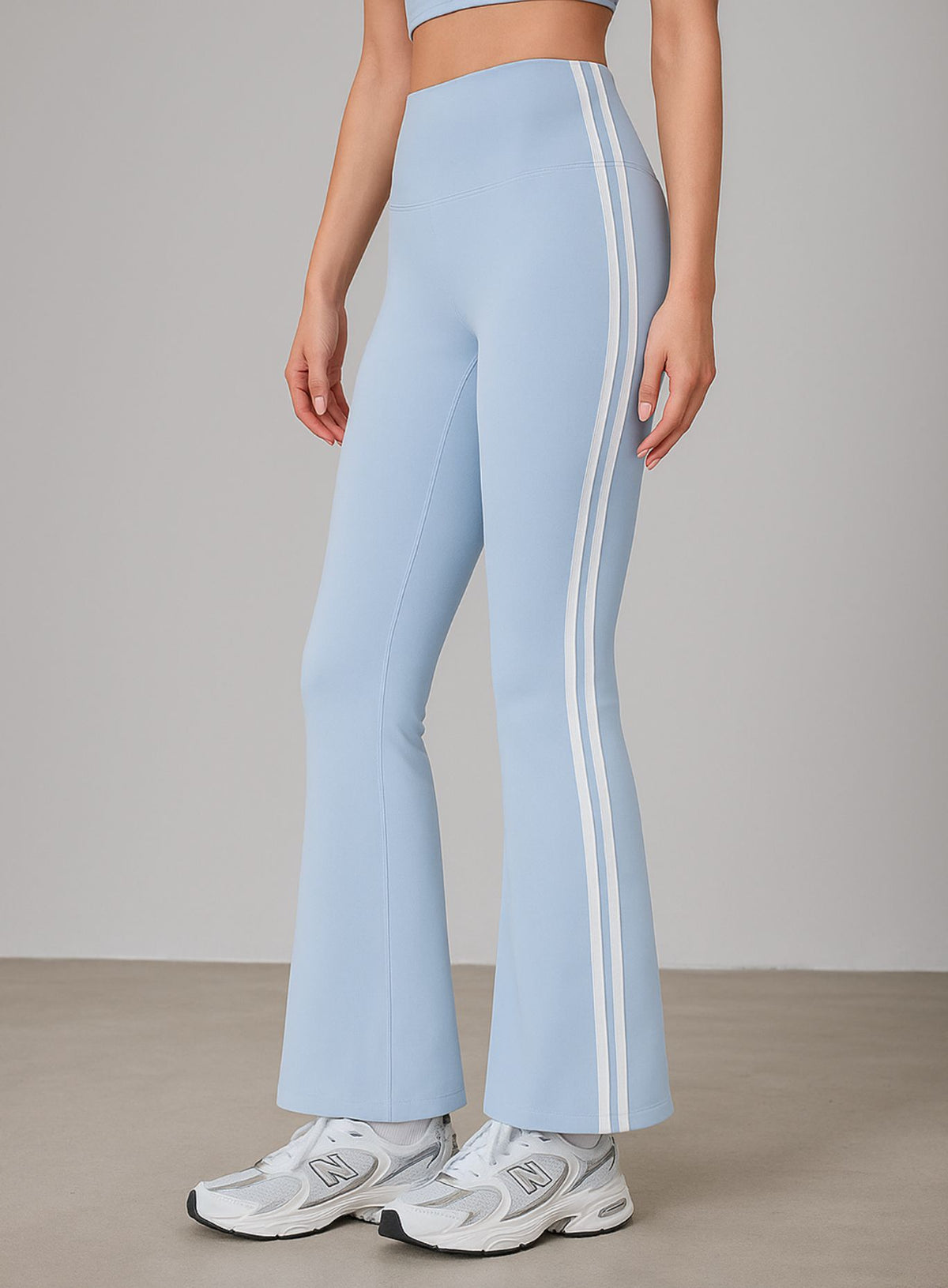 GERD – Wide-Leg Fitness Legging - Sky Blue