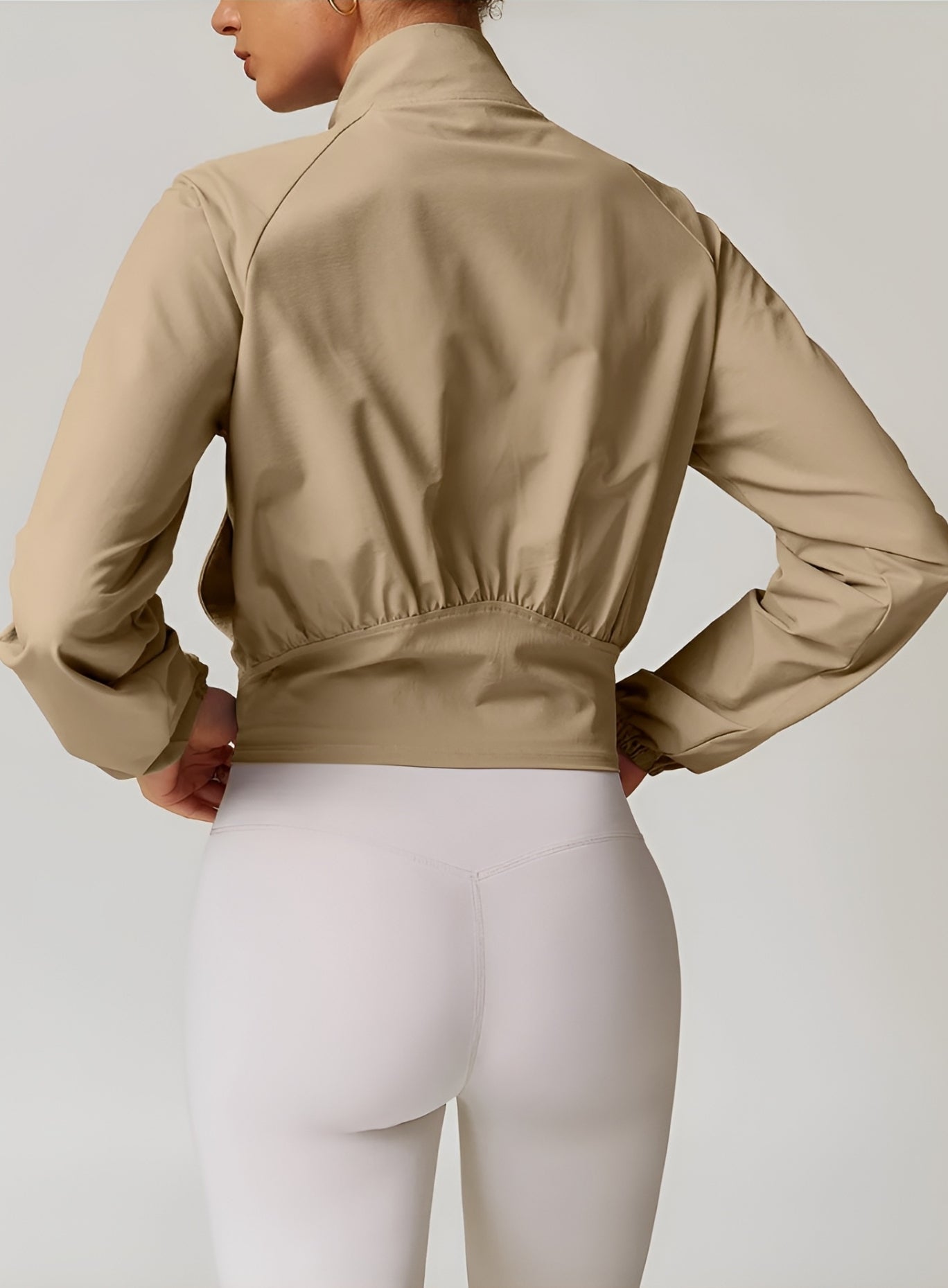 FlexForm Zip Jacket - Khaki - VECTOR SPORTSWEAR