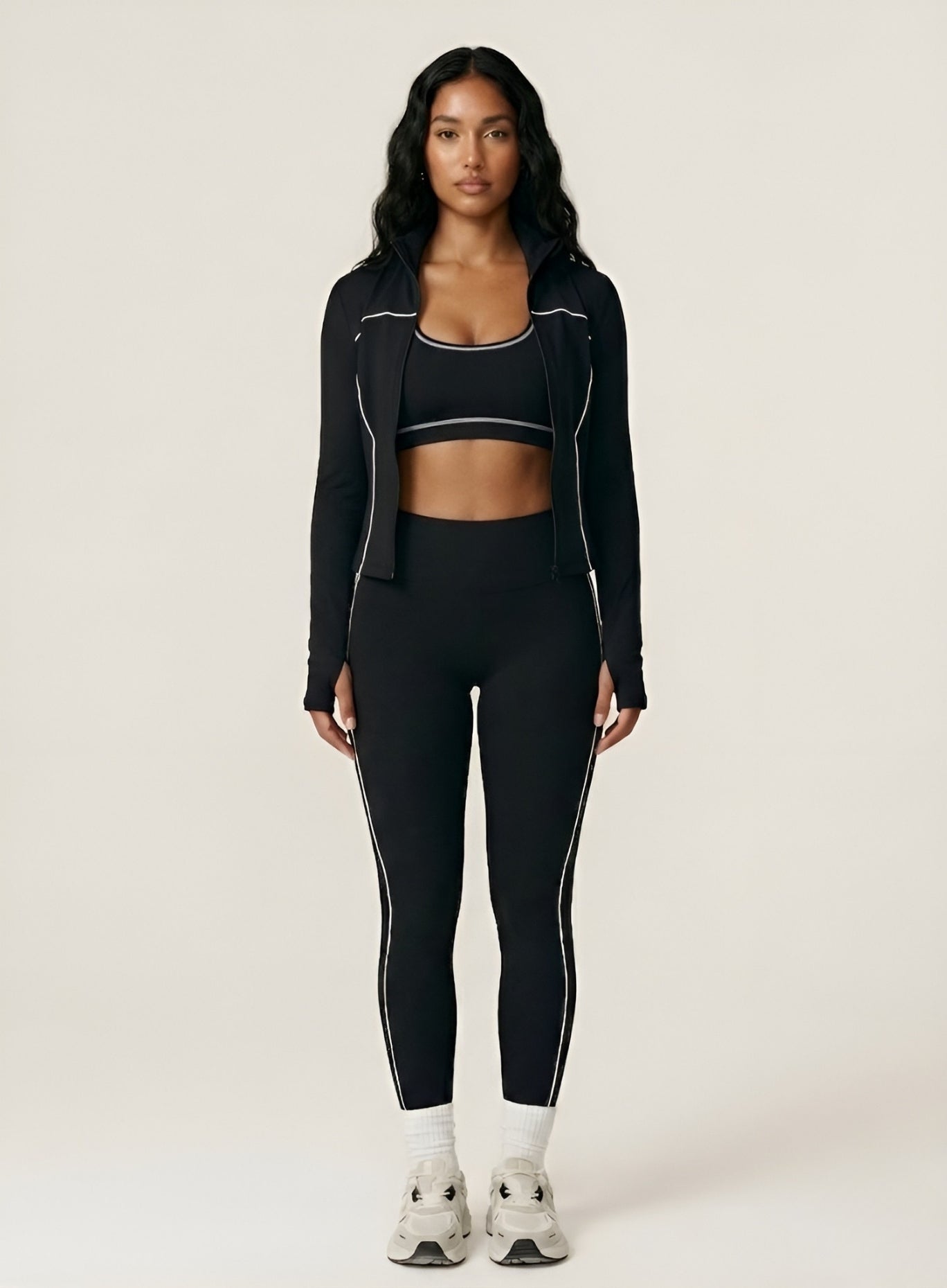 PowerFlex Zip Jacket - Black - VECTOR SPORTSWEAR