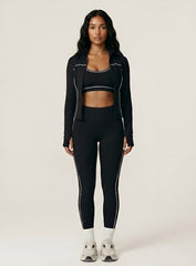 PowerFlex Zip Jacket - Black - VECTOR SPORTSWEAR