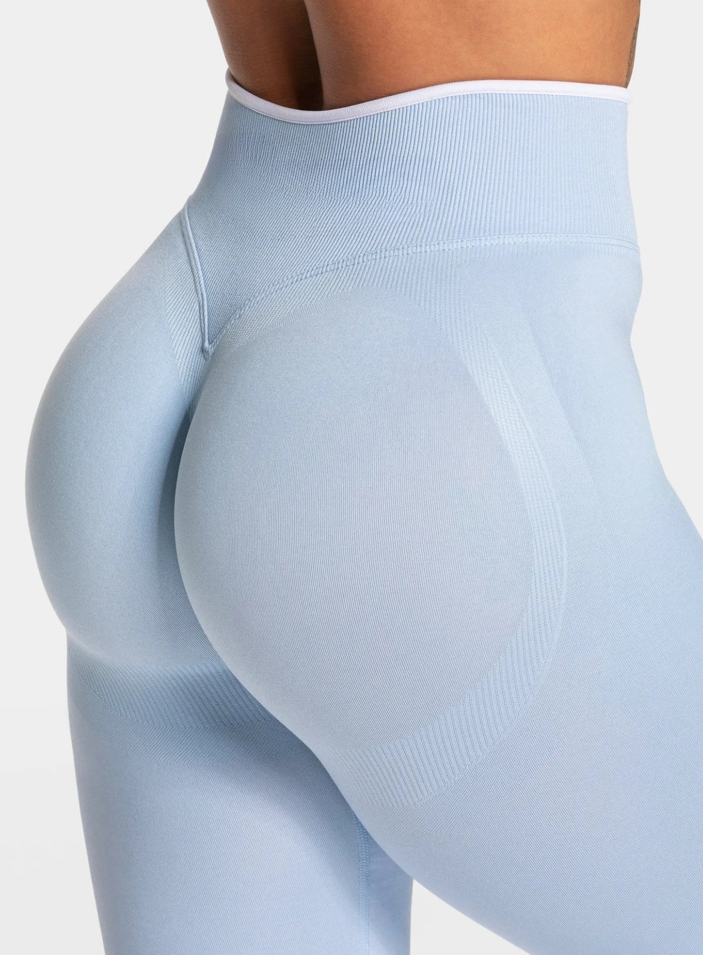 SculptCurve - HydraFit Seamless Legging - Baby Blue