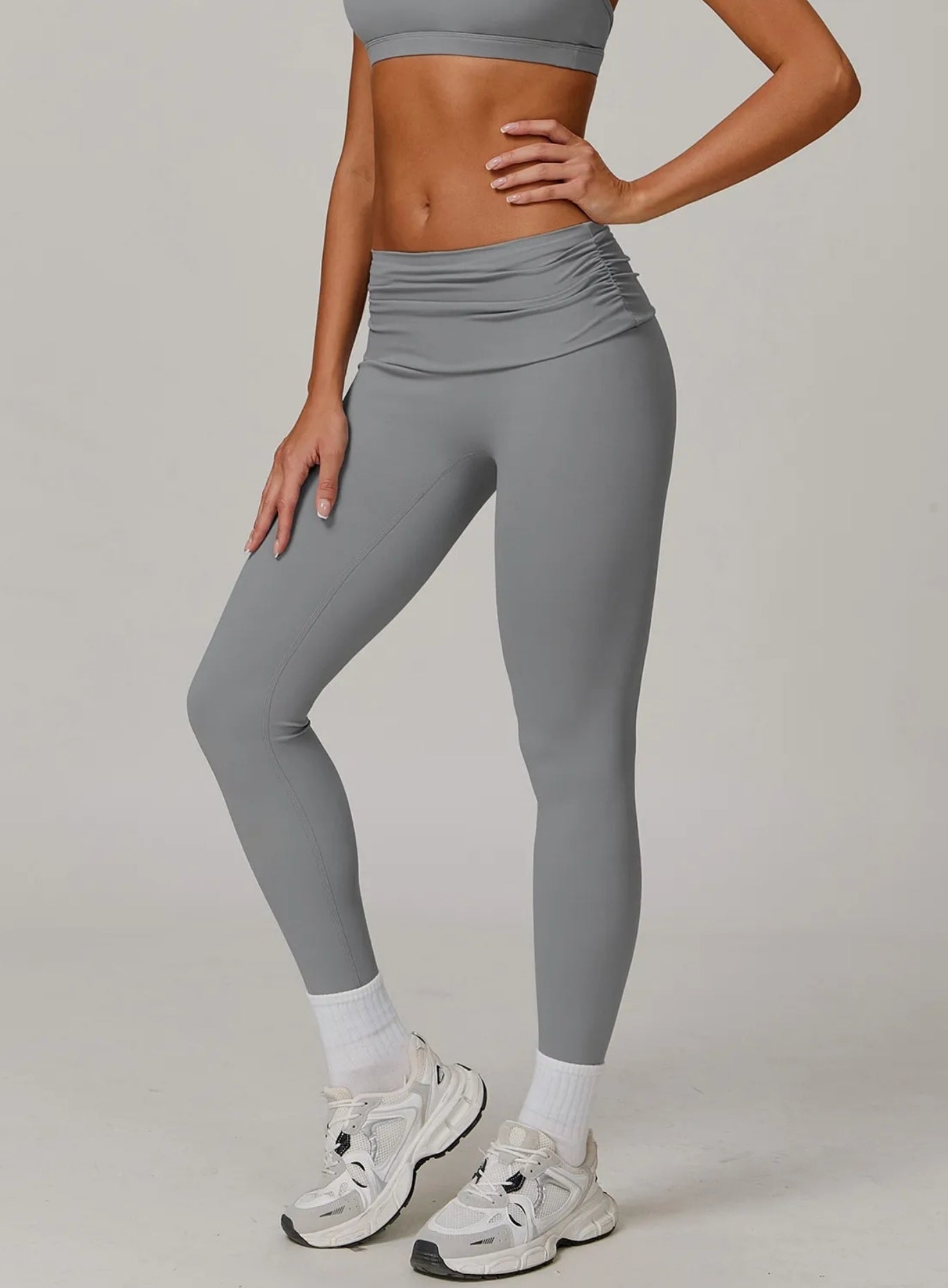 FlexFold™ CloudTouch Legging Gray - VECTOR SPORTSWEAR