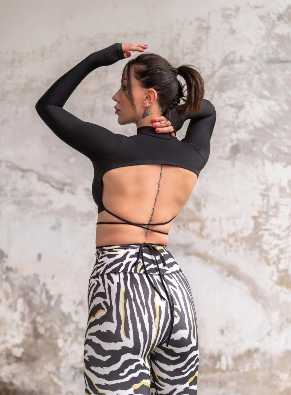 SKULD - RIPPLE STRIPE LEGGING - VECTOR SPORTSWEAR