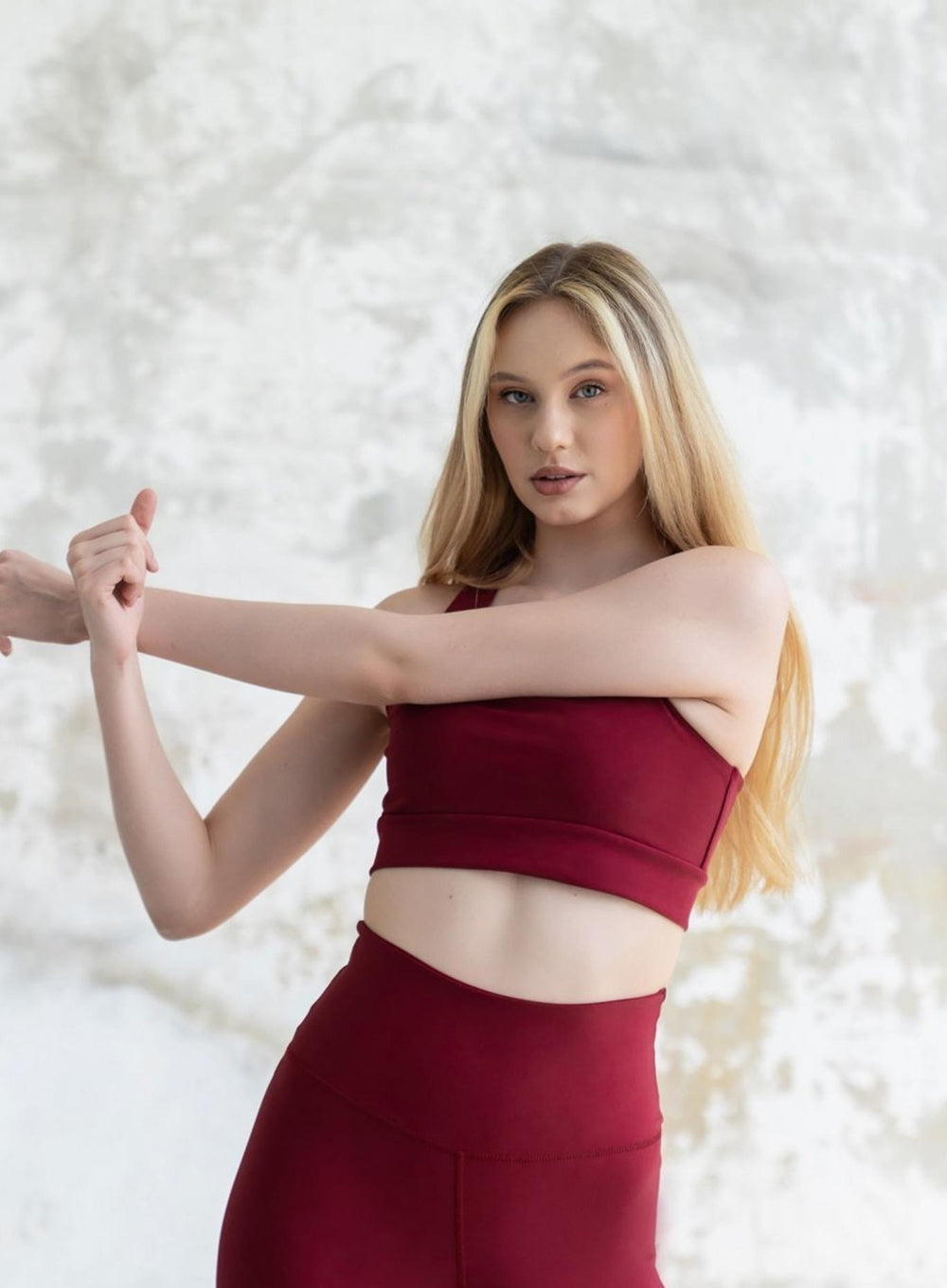 HERA - HELIX SPORTS BRA - MAROON - VECTOR SPORTSWEAR