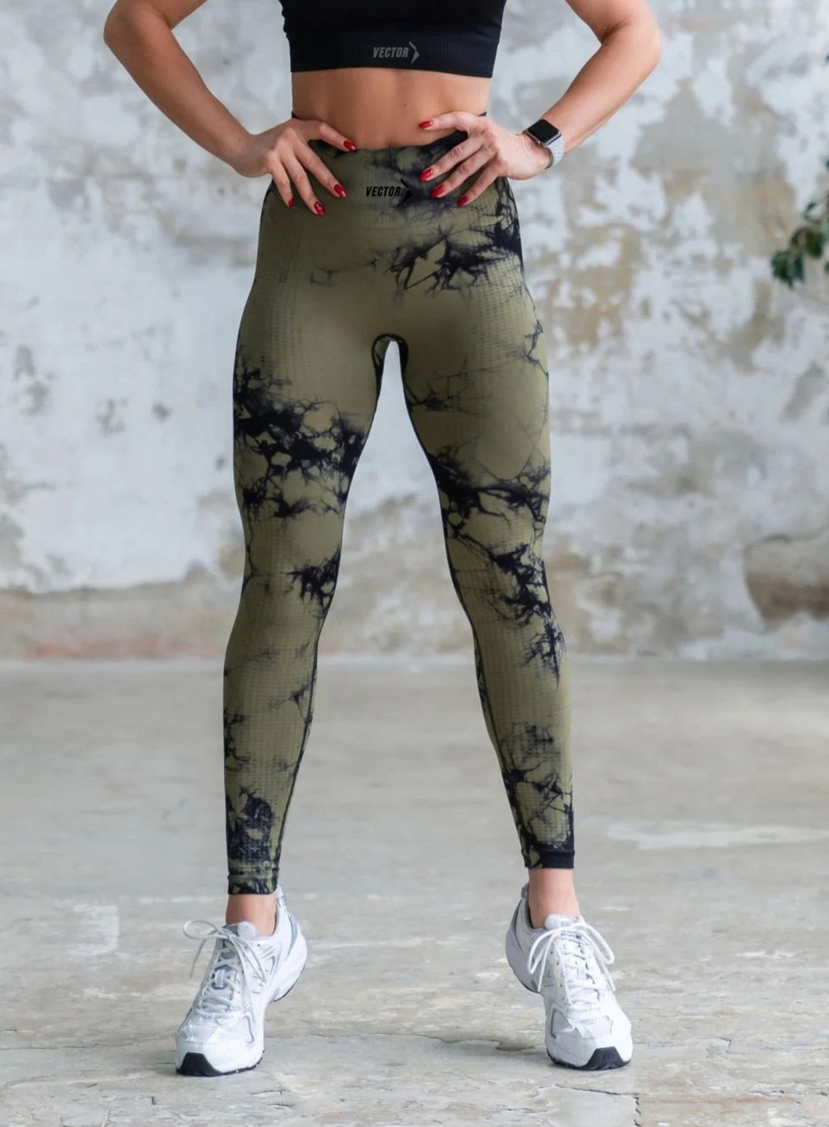 GEFION - SEAMLESS PUSH UP TIE DYE - LEGGING - PATTERNED