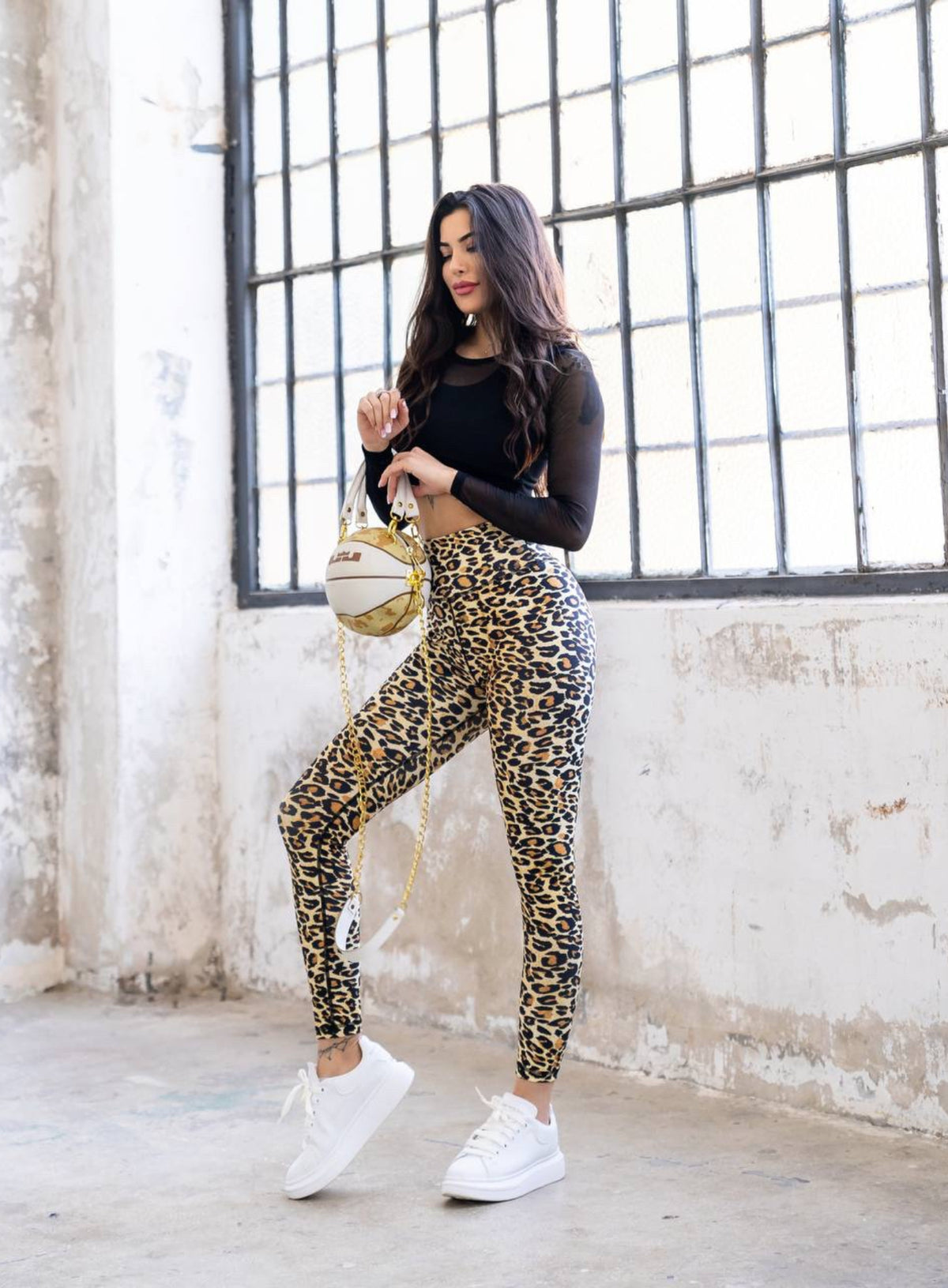 GONDUL - LEOPARD PRINT LEGGING - VECTOR SPORTSWEAR 