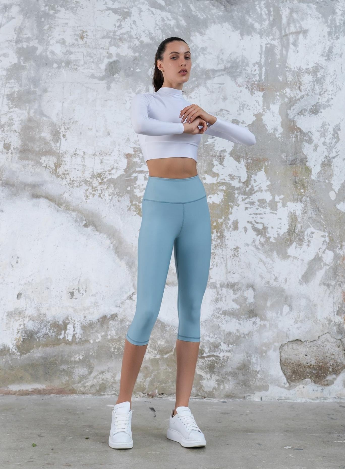 Nike One women's mid-calf leggings - Rush Fuchsia/White - DM7276-532