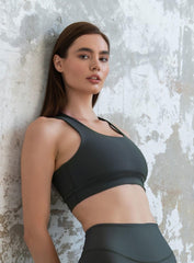 HERA - HELIX SPORTS BRA - KHAKI